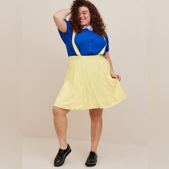 Torrid Disney Snow White Stretch Challis Skirtall 1X (b4 - Picture 1 of 9